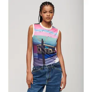 Damski tank top Superdry Sub Print image-1
