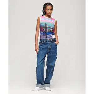 Damski tank top Superdry Sub Print image-2