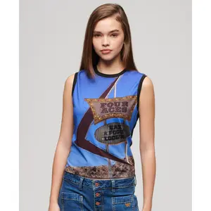 Damski tank top Superdry Sub Print image-1