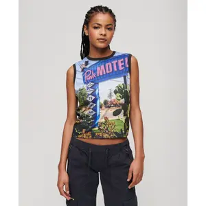 Damski tank top Superdry Sub Print image-1
