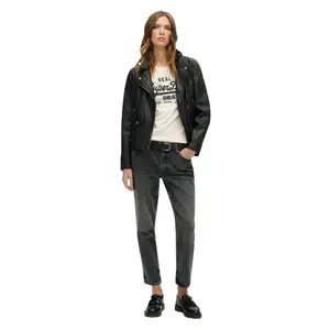 Camiseta de manga larga con estampado gráfico y logo vintage para mujer. Superdry image-2