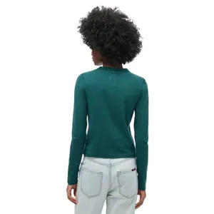 Camiseta slim fit de manga larga para mujer Superdry Athletic Essentials Ringer image-3