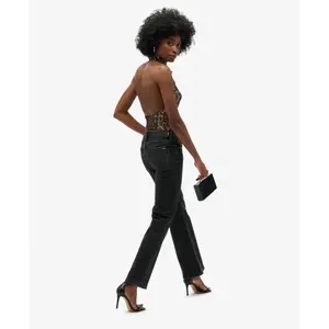 Blusa de costas nu com lantejoulas e decote bateau mulher Superdry image-4