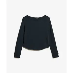 Dames t-shirt met lange mouwen van French Terry Superdry image-0