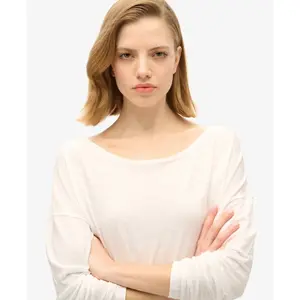 Camiseta de manga larga de jersey para mujer Superdry image-5