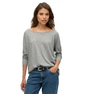 Camiseta de manga larga de jersey para mujer Superdry image-1