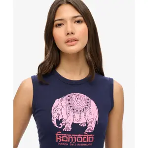 Tampo do tanque de emagrecimento feminino Superdry Komodo Hathi image-4