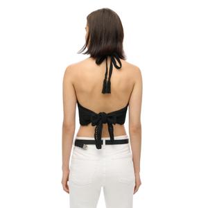 Kort topp med öppen rygg i virkat för kvinnor Superdry image-6