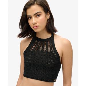 Kort topp med öppen rygg i virkat för kvinnor Superdry image-5