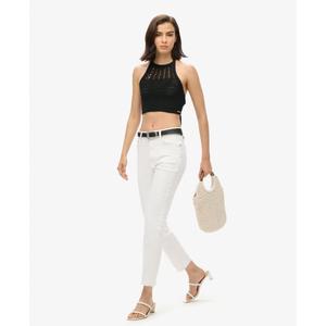 Kort topp med öppen rygg i virkat för kvinnor Superdry image-4