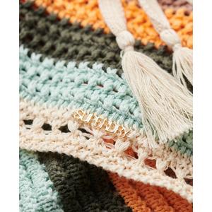 Croppad t-shirt med spets för damer Superdry image-5