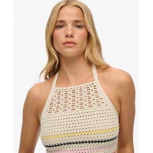 Croppad topp med rygglös design för damer Superdry image-5