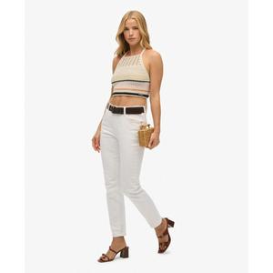 Croppad topp med rygglös design för damer Superdry image-4