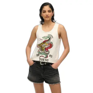 Women's sleeveless top Superdry Neo Trad Tattoo image-1