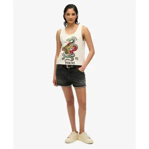 Women's sleeveless top Superdry Neo Trad Tattoo image-2