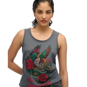 Women's sleeveless top Superdry Neo Trad Tattoo image-2