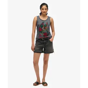 Women's sleeveless top Superdry Neo Trad Tattoo image-1