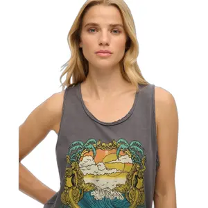 Camiseta de tirantes para mujer Superdry Psych image-3