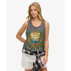 Camiseta de tirantes para mujer Superdry Psych image-1