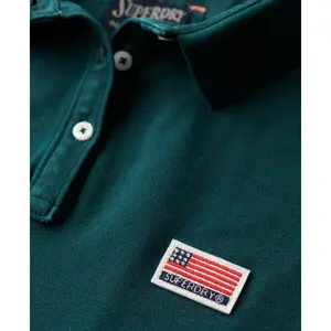 Patterned women's polo shirt Superdry Athletic Essentials image-4