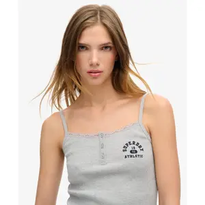 Knopf-Top mit Muster für Frauen Superdry Athletic Essentials image-4