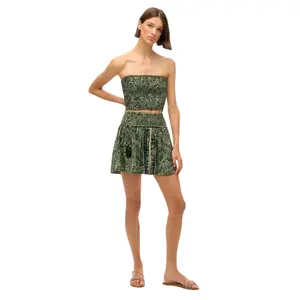 Blusa tomara que caia com estampa de paisley mulher Superdry St Tropez image-1