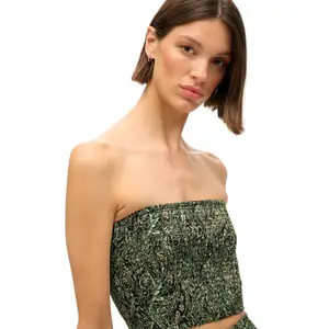 Blusa tomara que caia com estampa de paisley mulher Superdry St Tropez image-5