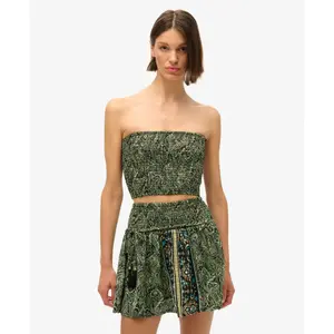 Blusa tomara que caia com estampa de paisley mulher Superdry St Tropez image-2