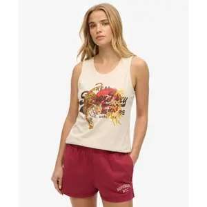 Camiseta de tirantes para mujer Superdry Vintage Logo Tokyo image-1