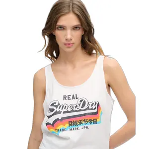 Camiseta de tirantes para mujer Superdry Vl image-5
