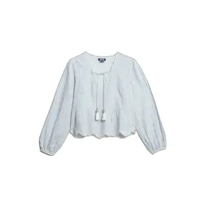 Women's blouse Superdry Fitted Cable Crew Neck image-0