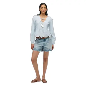 Women's blouse Superdry Fitted Cable Crew Neck image-2