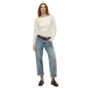 Langärmliges Off-Shoulder-T-Shirt für Frauen Superdry Bardot image-0