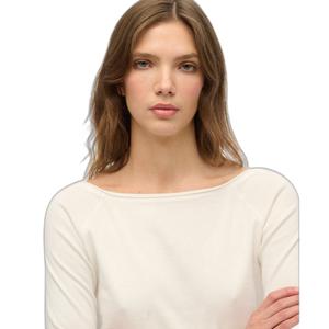 Langärmliges Off-Shoulder-T-Shirt für Frauen Superdry Bardot image-3