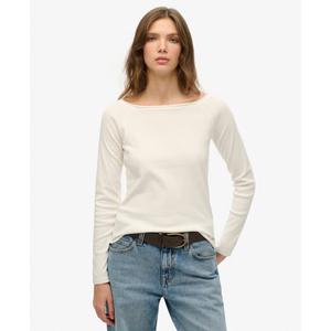 Langärmliges Off-Shoulder-T-Shirt für Frauen Superdry Bardot image-1