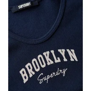 Damski wzorzysty tank top Superdry Athletic Essentials image-5