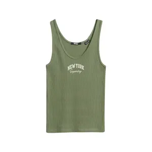 Damski wzorzysty tank top Superdry Athletic Essentials image-0