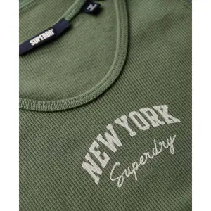 Damski wzorzysty tank top Superdry Athletic Essentials image-5