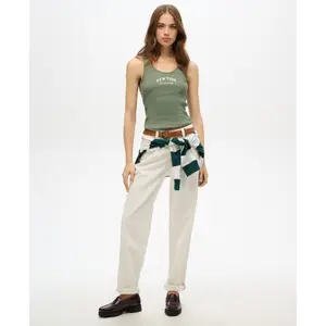 Damski wzorzysty tank top Superdry Athletic Essentials image-2