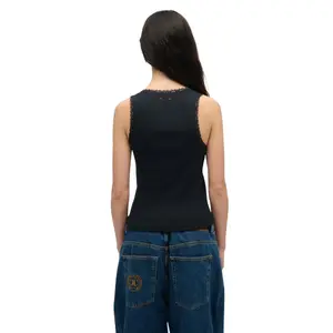 Lace Trim Tank Top for Women Superdry Vintage image-1