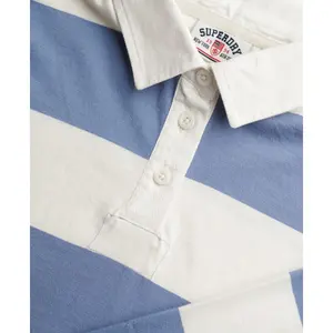 Polo de manga larga para mujer Superdry Athletic Essentials Stripe image-1