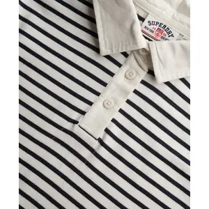 Polo de manga larga para mujer Superdry Athletic Essentials Stripe image-1