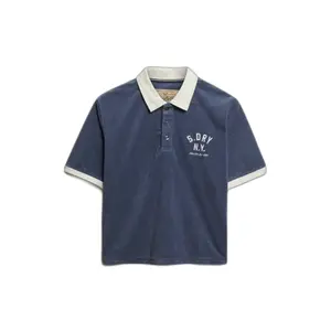 Dames polo van badstof Superdry Heritage image-0