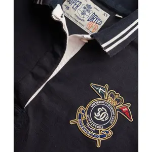 Women's long-sleeved polo shirt Superdry Crest image-1