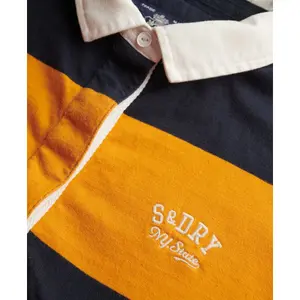 Gestreepte lange mouwen polo voor dames Superdry Heritage image-1
