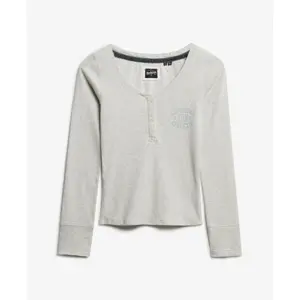 Women's long sleeve button-up T-shirt Superdry Athletic image-0
