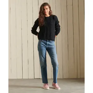 Damestrui met Druppelvormige Schouders en Ribbed Ronde Hals Superdry image-1