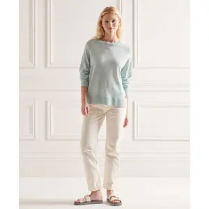 Camisola feminina de lã merino Superdry image-1