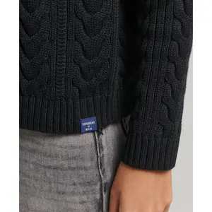 Damen-Twistpullover mit fallenden Schultern und Rollkragen Superdry image-4