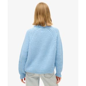 Loose-fitting turtleneck sweater for women Superdry image-3